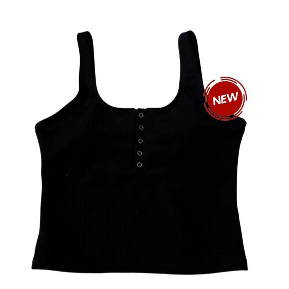 Black Tankini Top - Picture 1 of 7